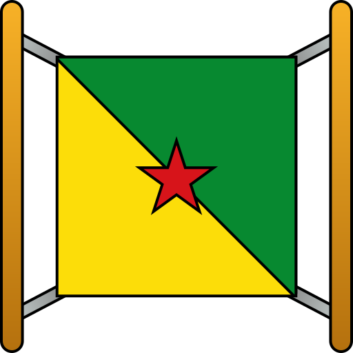 French guiana Generic color lineal-color icon
