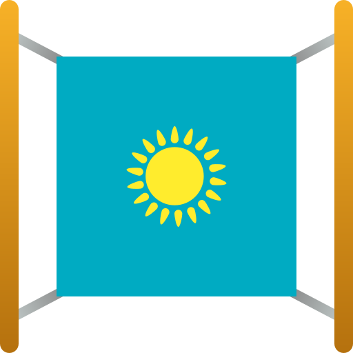 kasachstan Generic color fill icon