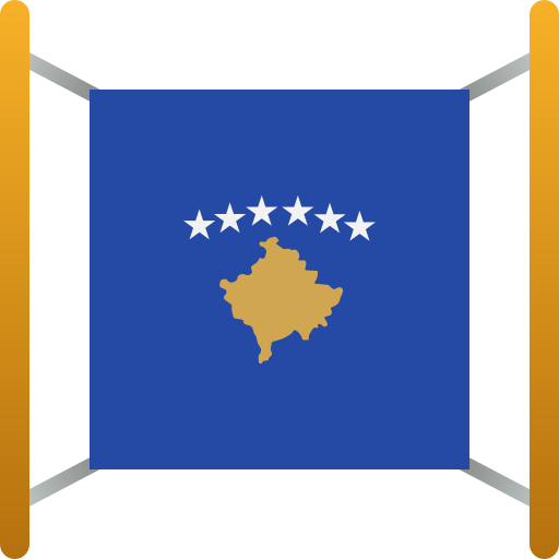 kosovo Generic color fill icono