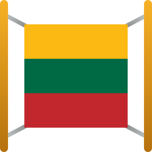 lituania Generic color fill icono