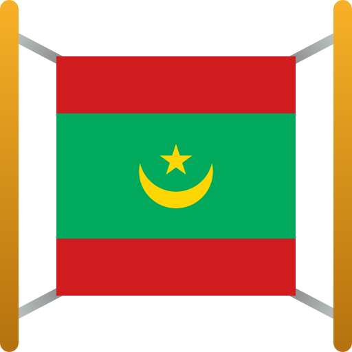 mauritanië Generic color fill icoon