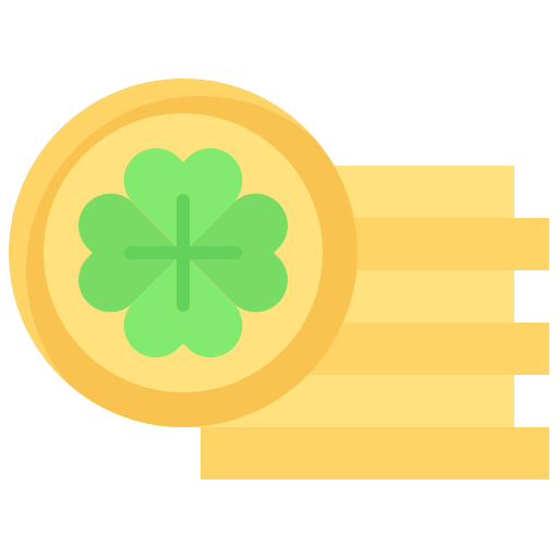 Coins Generic color fill icon