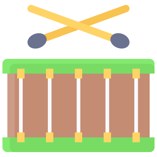 Drum Generic color fill icon