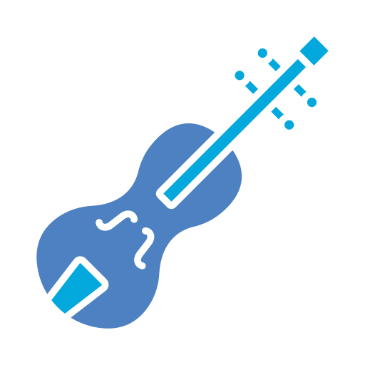 Violin Generic color fill icon