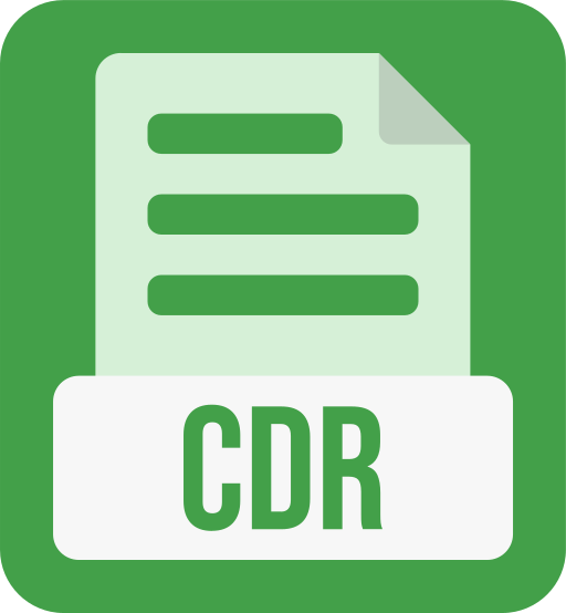 cdr-dateiformat Generic color fill icon