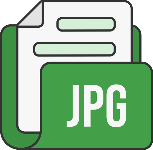 jpg 파일 형식 Generic color lineal-color icon