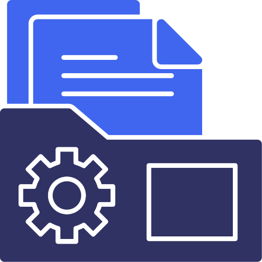 Data management Generic color fill icon