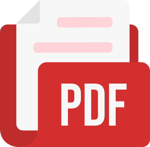 pdfファイル形式 Generic color fill icon