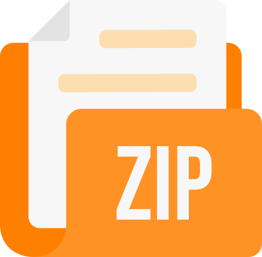 formato de archivo zip Generic color fill icono