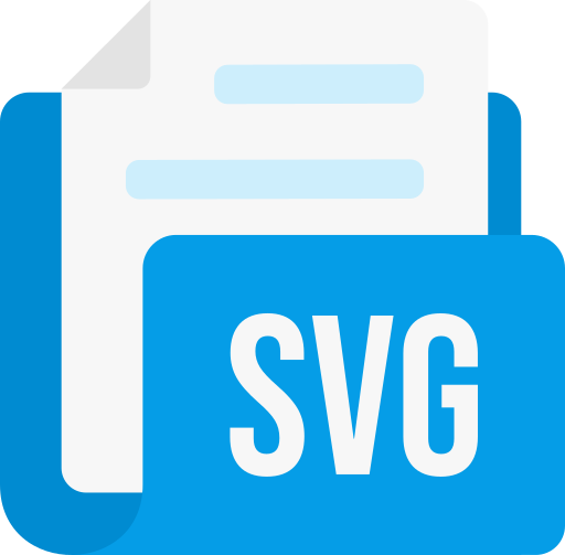 Svg file format Generic color fill icon