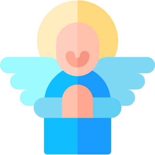 Ангел Basic Rounded Flat иконка