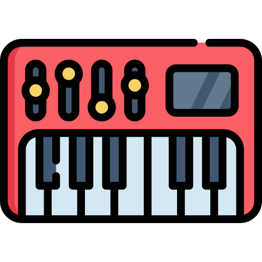 synthesizer Special Lineal color icon