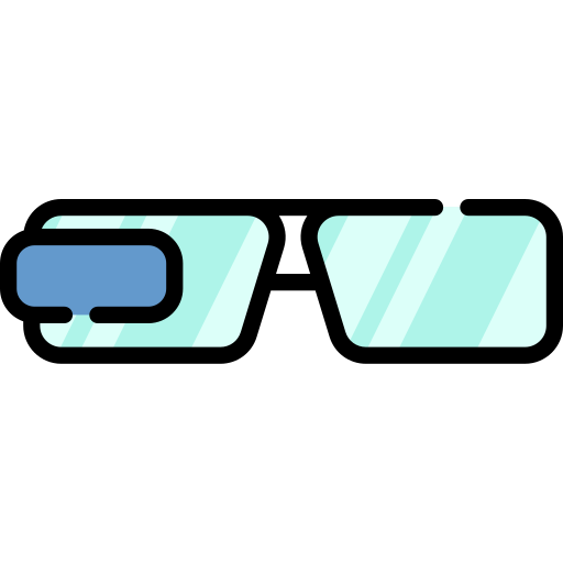 Gafas Special Lineal color icono