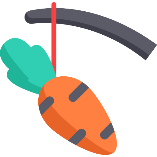 Carrot and stick Special Flat icon