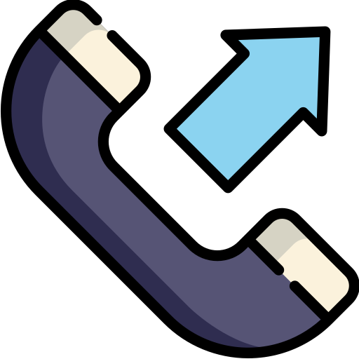 Outgoing call Special Lineal color icon