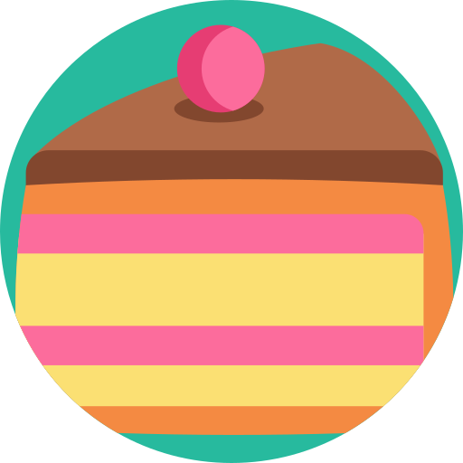 taart Detailed Flat Circular Flat icoon