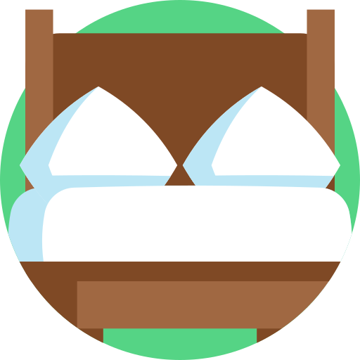 łóżko Detailed Flat Circular Flat ikona