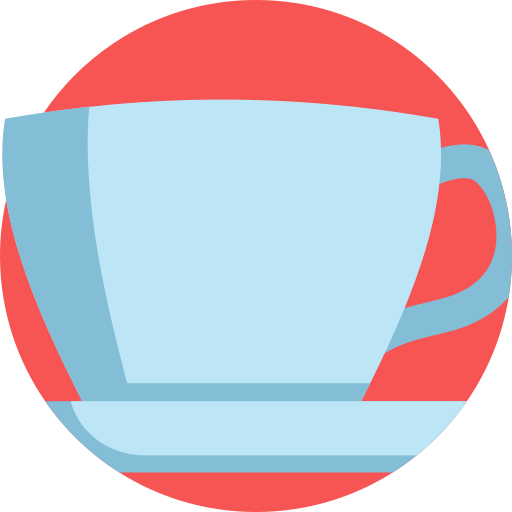 Кофе Detailed Flat Circular Flat иконка