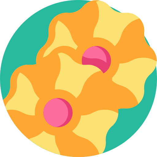 koekjes Detailed Flat Circular Flat icoon