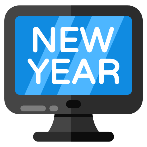 Online new year Generic Others icon