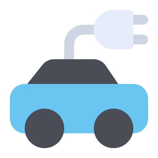 Electric car Generic color fill icon