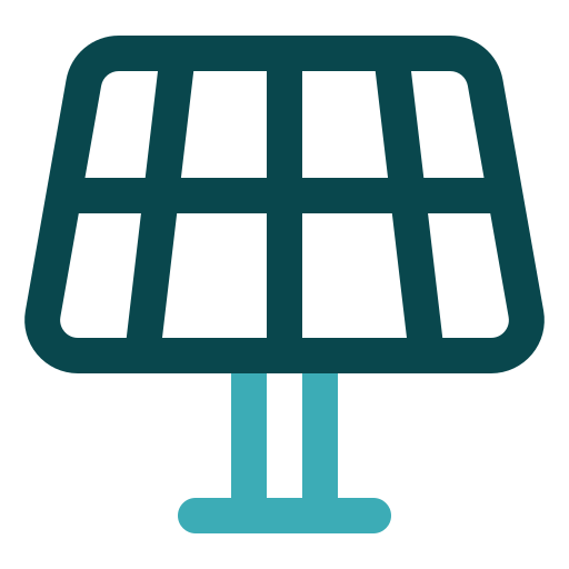 panel solar Generic color outline icono