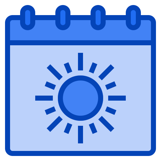 Summer Generic color lineal-color icon