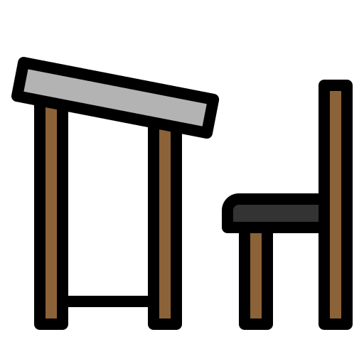 学校 Generic color lineal-color icon