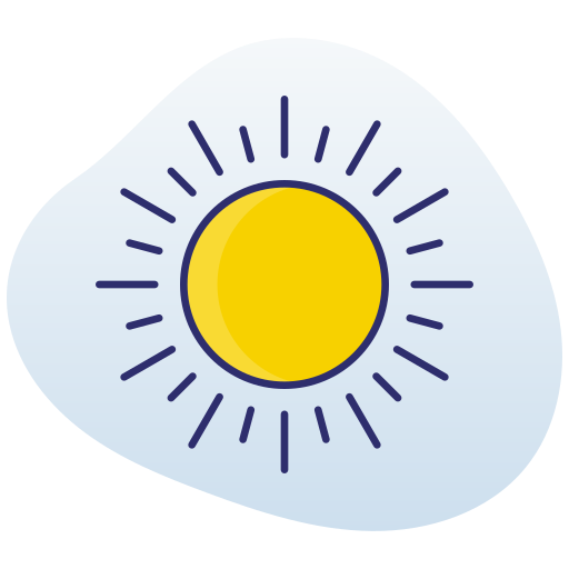 słońce Generic gradient lineal-color ikona