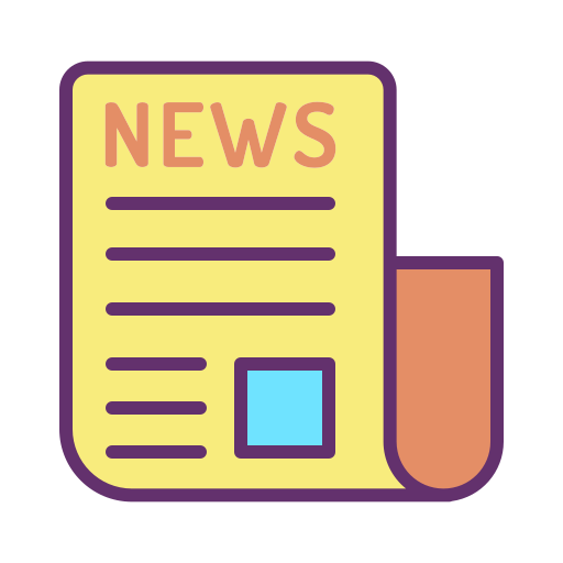 Newspaper Icongeek26 Linear Colour icon