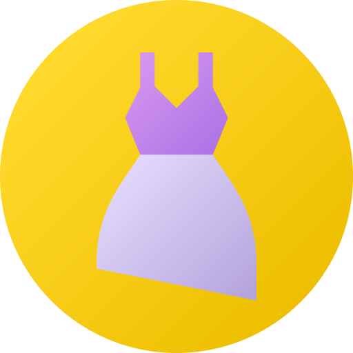 Vestir Flat Circular Gradient icono