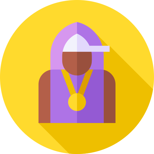 Rapper Flat Circular Flat icon