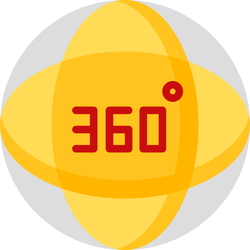 360 stopni Special Flat ikona