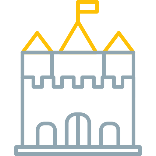 castelo Generic color outline Ícone