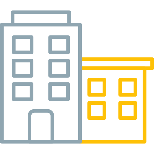 Building Generic color outline icon