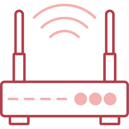router de wifi Generic color lineal-color icono