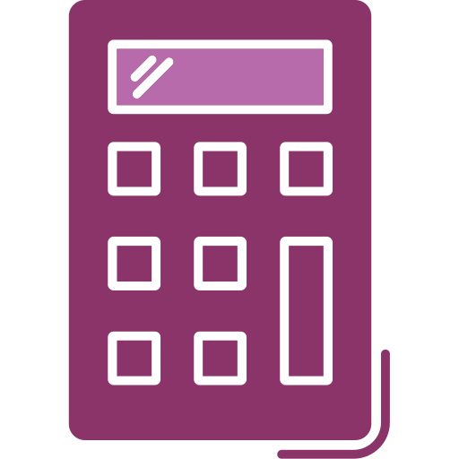 calculadora Generic color fill Ícone