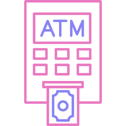 Atm machine Generic color outline icon