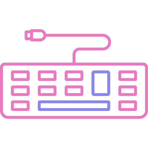 Клавиатура Generic color outline иконка