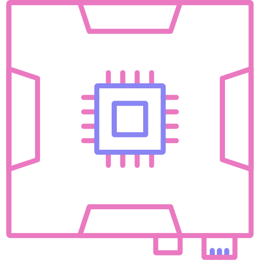 Motherboard Generic color outline icon