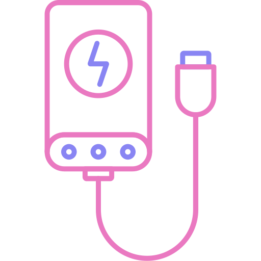 powerbank Generic color outline ikona