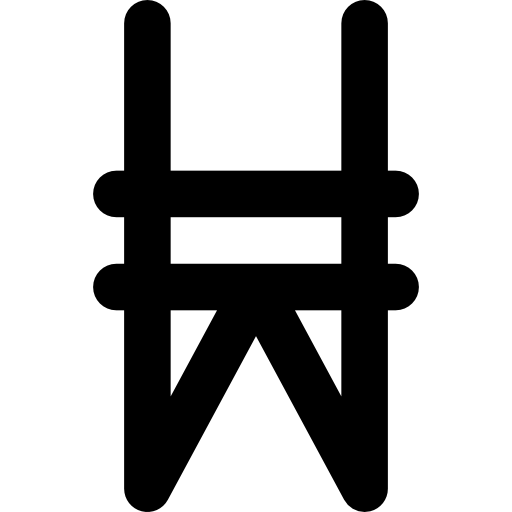South korean won Basic Rounded Lineal icon