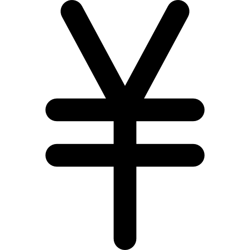 renminbi Basic Rounded Lineal icono