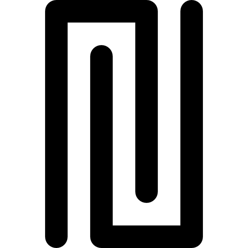 Новый шекель Basic Rounded Lineal иконка