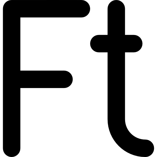 forint Basic Rounded Lineal icono