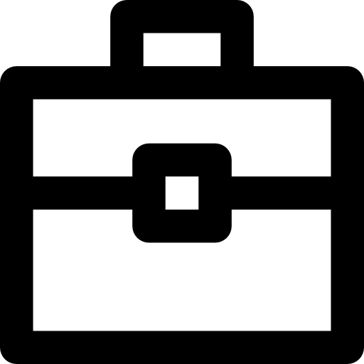 Briefcase Basic Rounded Lineal icon