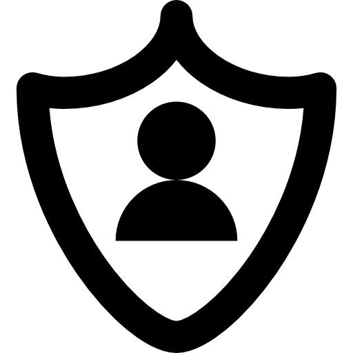 seguro Basic Rounded Lineal icono
