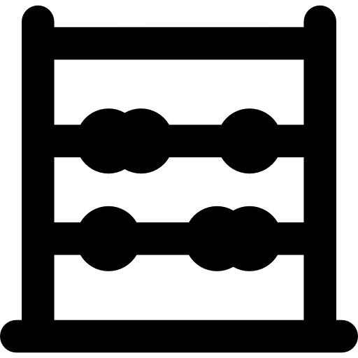 Ábaco Basic Rounded Lineal icono