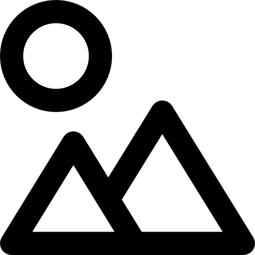 Горы Basic Rounded Lineal иконка