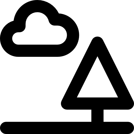 曇りの日 Basic Rounded Lineal icon